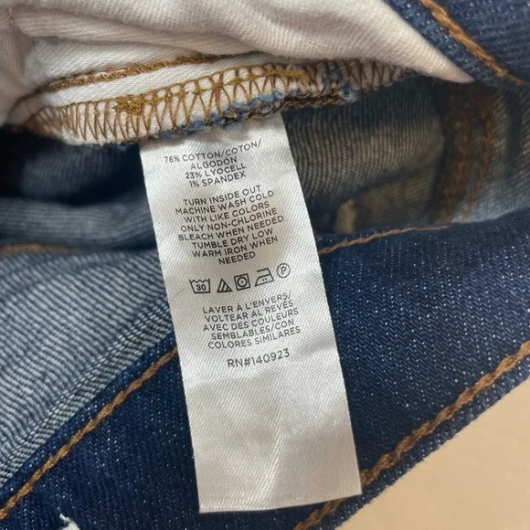 Loft “The Straight” Dark Wash Denim - Picture 7 of 15